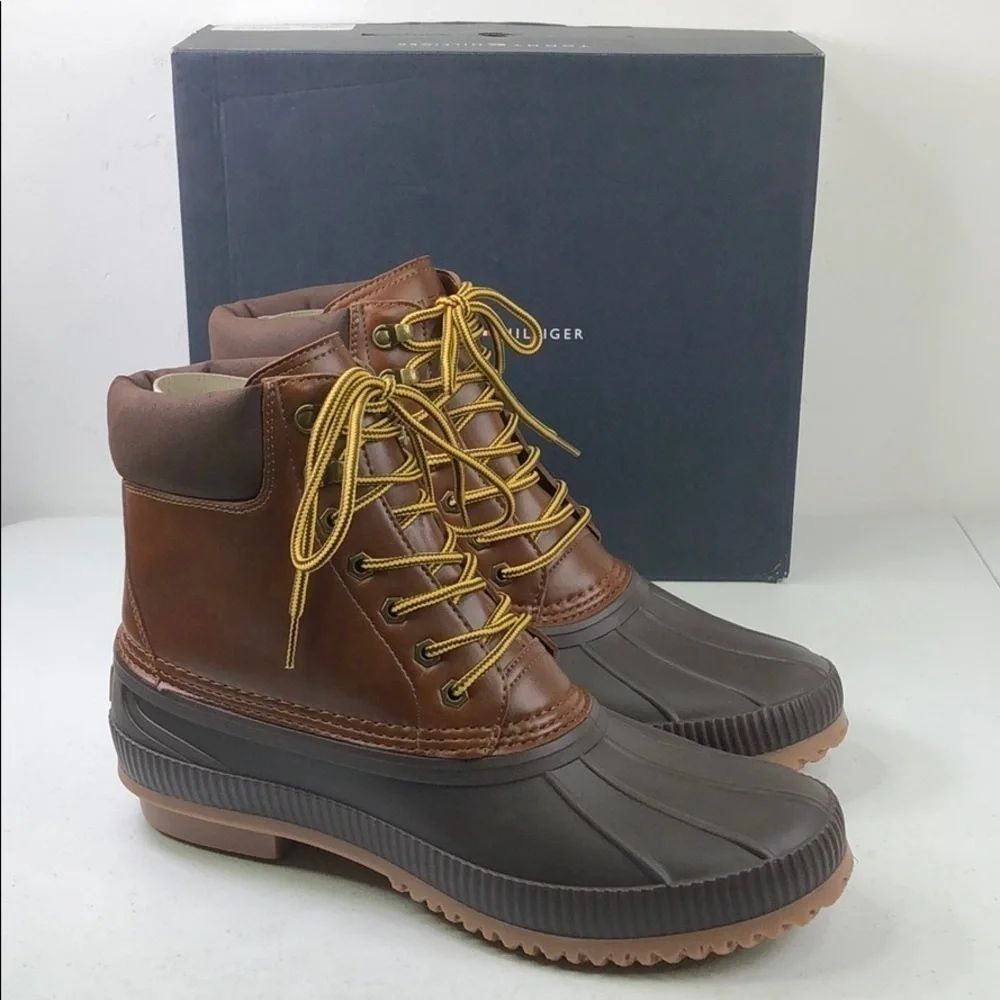 TOMMY Hilfiger Collins 2 Brown Duck Boots